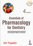 Essentials of Pharmacology for Dentistry (Covering the Latest Curriculum)